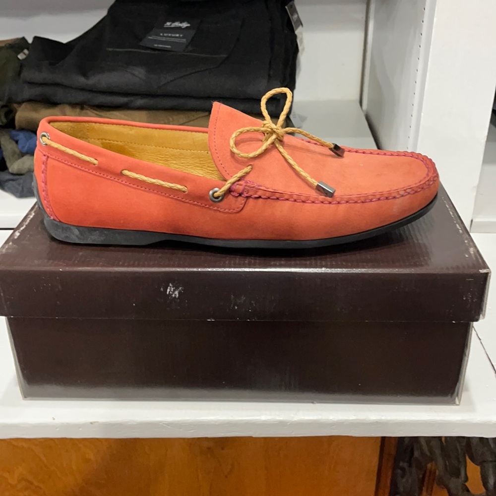 Peter Millar Red Loafer